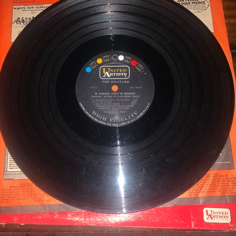 A hard days night vinyl, the Beatles - Picture 3 of 4